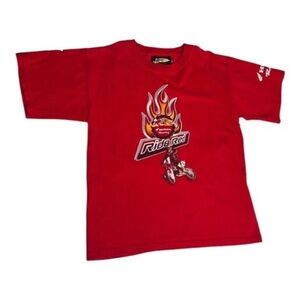 Honda Racing 90s Kids Vintage Red T-shirt Sz L